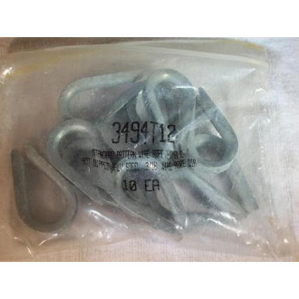 Servtek 3494T12 Rope Thimble  4030011211845 316" (Pack of 10)