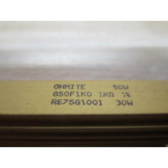 Ohmite 850F1K0 Resistor - New No Box
