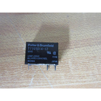 Potter & Brumfield T73S5D14-12 Relay T73AS5D1412 (Pack of 2) - New No Box