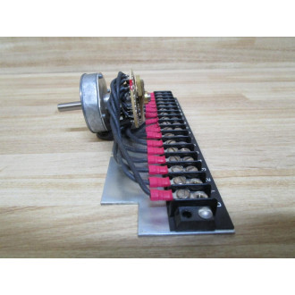 Shallco PAS 155 Rotary Switch Missing Terminal Screws - Used