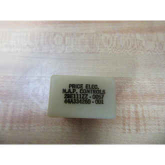 N.A.P Controls 44A334260-001 Price Electric 28E111ZZ-0057 - Used
