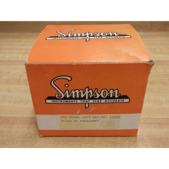 Simpson 17265 SSC MODEL 1329