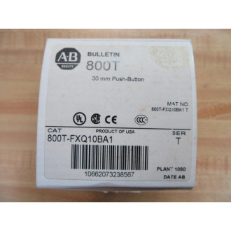 Allen Bradley 800T-FXQ10BA1 Blue Button