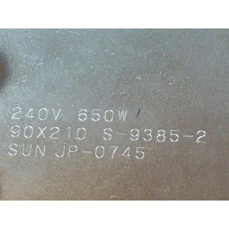 Mica S93852 90X210 S-9385-2 Strip Heater