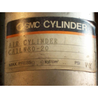SMC CA1LN80-20 Air Cylinder - Used