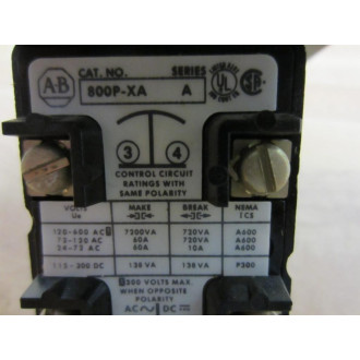 Allen Bradley 800P-1F1BG 800P1F1BG Green Start Push Button Series C