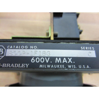 Allen Bradley 800P-1F1BG 800P1F1BG Green Start Push Button Series C