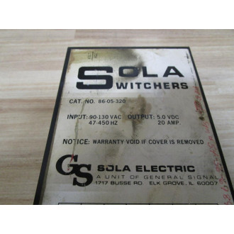 Sola 86-05-320 Switchers 8605320 - Used