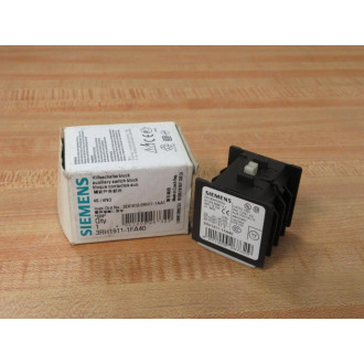 Siemens 3RH1911-1FA40 Auxiliary Contact 3RH19111FA40