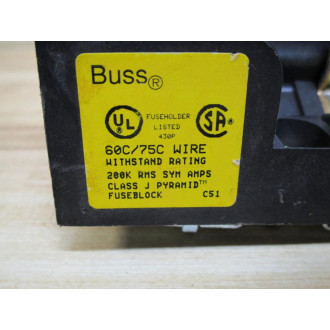 Bussmann JP600303CORA Buss JP60030-3C0RA Fuse Block - New No Box