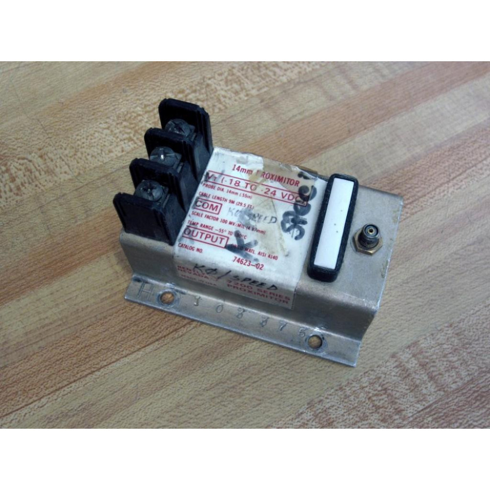Bently Nevada 74623-02 Proximitor Sensor 7462302 - Used Bently Nevada 74623-02 Proximitor Sensor 7462302 - Used