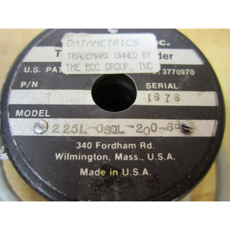 Datametrics 225L-OSDL-200-6B Optical Encoder - Used