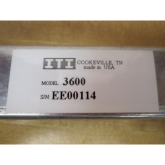 ITI 3600 - Used
