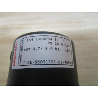 GEMU 554 15D6034 51 0 Valve 55415D6034510 - New No Box