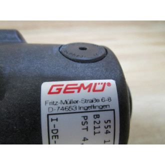 GEMU 554 15D 137991 3 Angle Seat Globe Valve 55415D1379913 - New No Box
