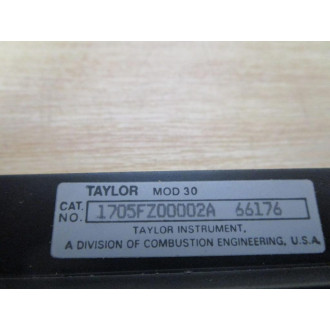 Taylor Instrument 1705FZ00002A Bezel Panel Mount