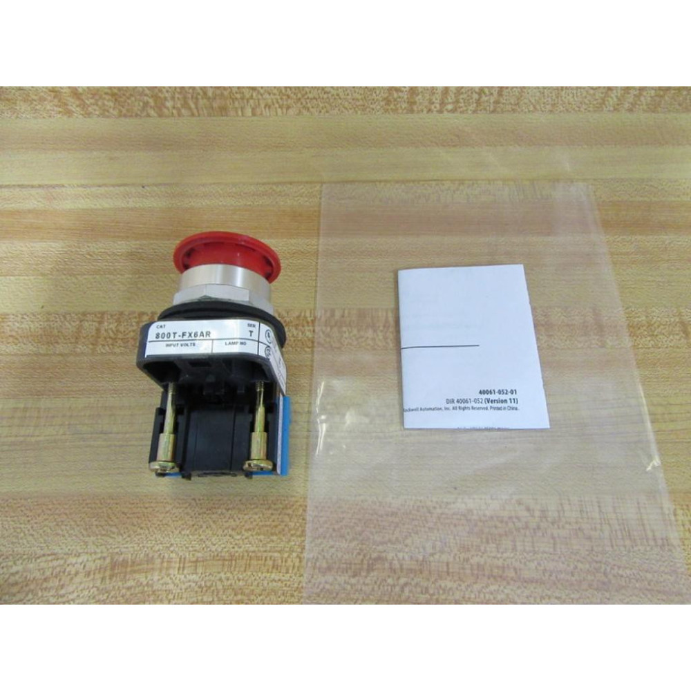 Allen Bradley 800T-FX6AR Push Pull Switch - New No Box