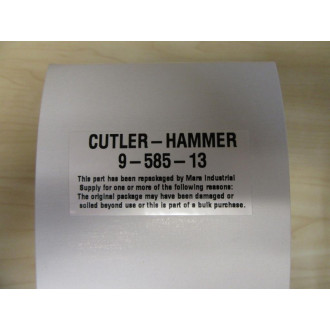 Cutler-HammerEaton 9-585-13 Coil