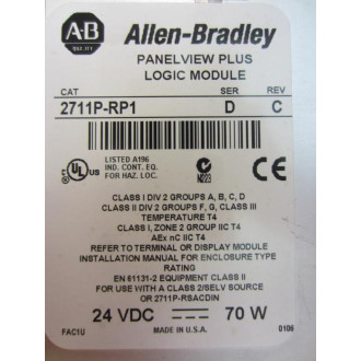 Allen Bradley 2711-RP1 PanelView 2711P-RDK10C Enclosure Only - Used
