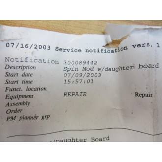ITD Automation PCB-SPINMOD-1B Control Module PCBSPINMOD1B PCB-SPINMOD-1B-2B - Refurbished
