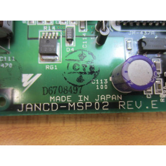 Yaskawa JANCD-MSP02 Circuit Board JANCDMSP02 - Parts Only