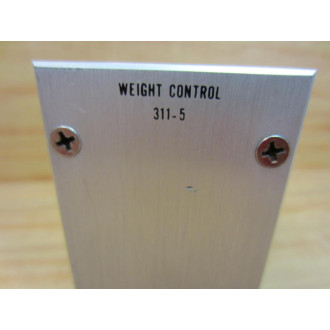 Hunkar Labs 61254F-01 311-5 Weight Control Board 61254F01 - Used
