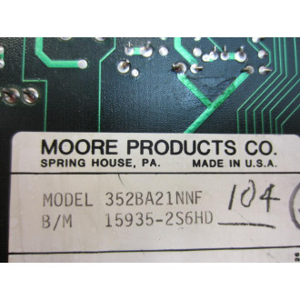Moore 15763-243 Circuit Board 352BA21NNF - Used