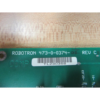 Robotron 473-0-0374-01 Circuit Board 4730037401 - Used