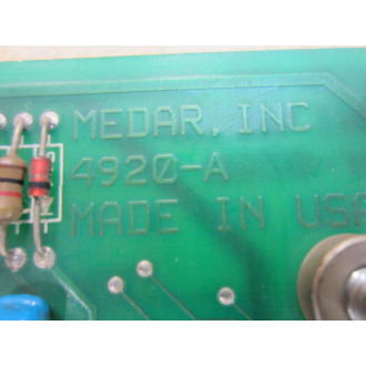 Medar 4920-A Circuit Board 4920A - Parts Only