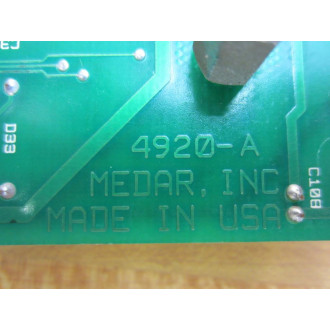 Medar 4920-A Circuit Board 4920A - Parts Only