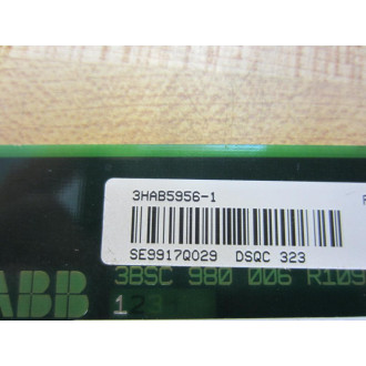 ABB 3HAB5956-1 DSQC323 Memory Board 3BSC980006R109 - Used
