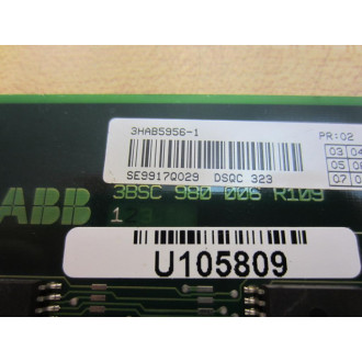 ABB 3HAB5956-1 DSQC323 Memory Board 3BSC980006R109 - Used