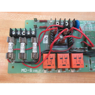 Nidec MD-6 Aux.Control Board MD6 - Used