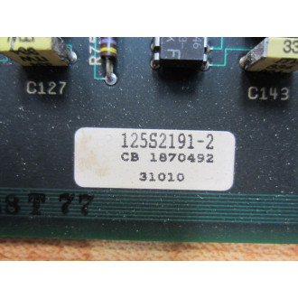 Taylor 125S2191-2 PLC Module Card 125S21912 - New No Box
