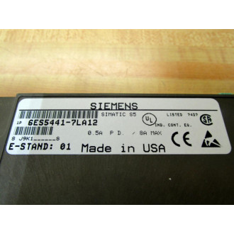 Siemens 6ES5441-7LA12 Digital Output Module 6ES54417LA12