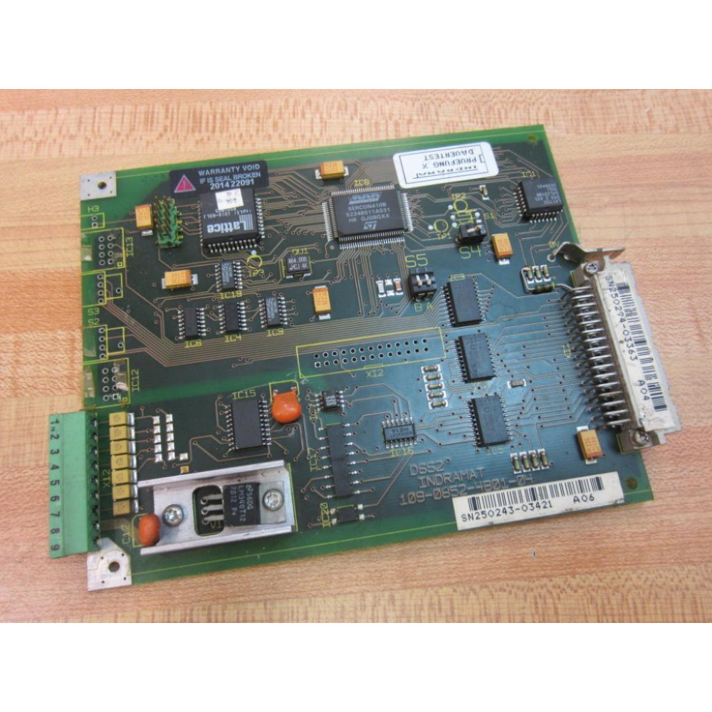 Indramat 109-0852-4B01-04 DSS2 Board 109-0852-4A01-04 - Used