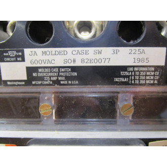Westinghouse JA3225SN Circuit Breaker
