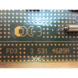 Milacron 3-531-4609A FD3 Board 35314609A - Used