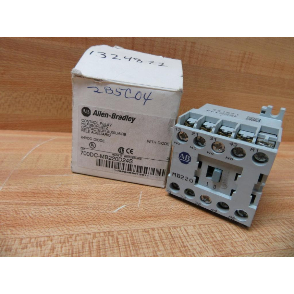 Allen Bradley 700DC-MB220D24S Control Relay 700DCMB220D24S