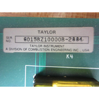 Taylor Instrument 6015BZ10000B IO Transfer Board Rev.B - Used