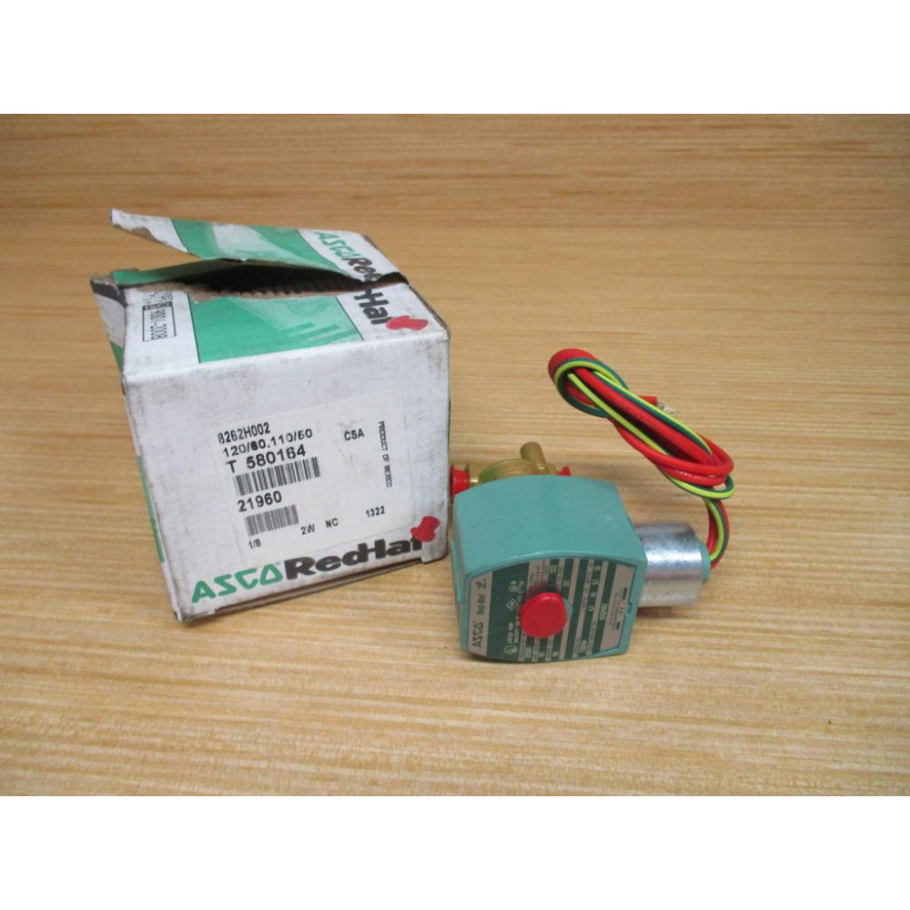 Asco 8262H002 Red-Hat II Solenoid Valve Asco 8262H002 Red-Hat II Solenoid Valve