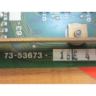 Computer Automation 73-53673-16 Circuit Board 73-56373-16E-4Serviced - Used
