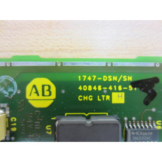 Allen Bradley 40846-416-51 IO Scanner Module Bd 1747-DSNSN - Used