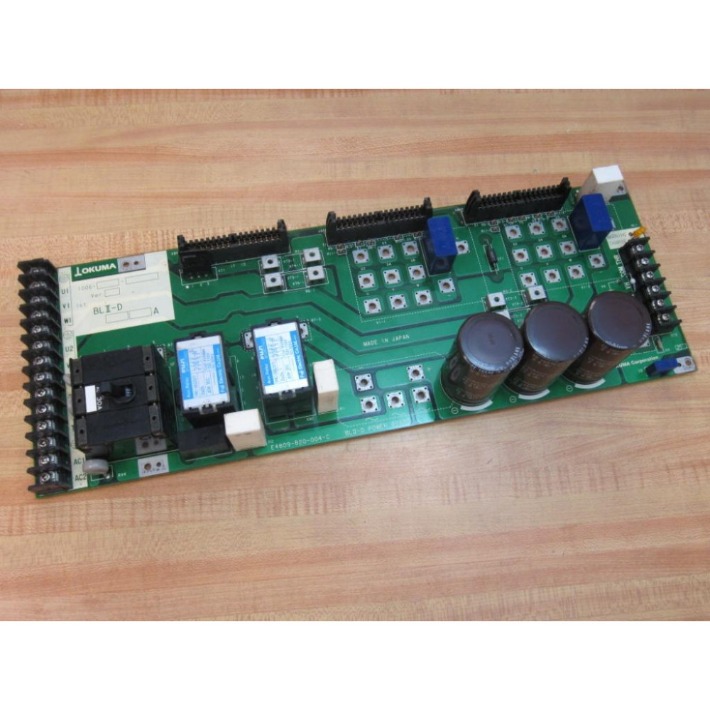 Okuma E4809-820-004-C BLII-D Power Board E4809820004C - Used