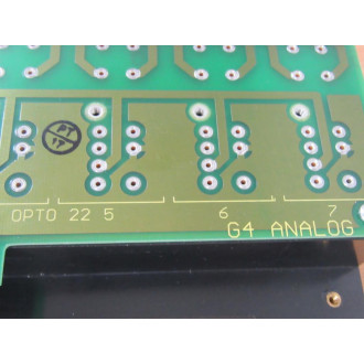 Opto 22 G4A8R 8 Channel Remote Analog IO Unit WO Bottom Board - Used