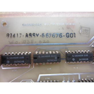 Heidelberg 624928-003 Multiplexer Card 624928003 567676-G01 - Used