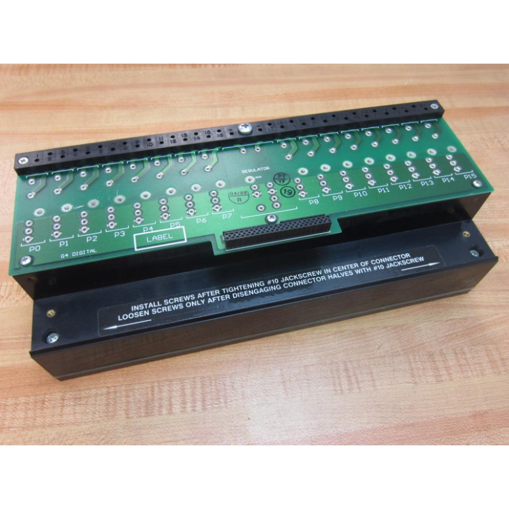 Opto 22 G4 DIGITAL 16-Channel IO Unit G4-D16R WO Bottom Board - Used
