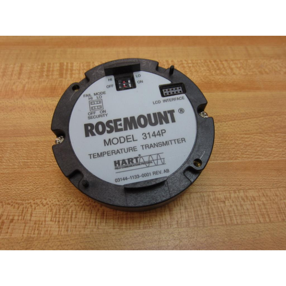 Rosemount 3144P Temperature Transmitter Model 3144P - Used