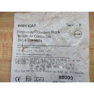 Square D 9001-KA1 Contact Block 9001KA1