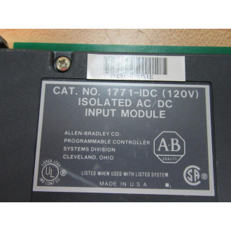 Allen Bradley 1771-ID Isolated ACDC Input Module 1771ID Series A